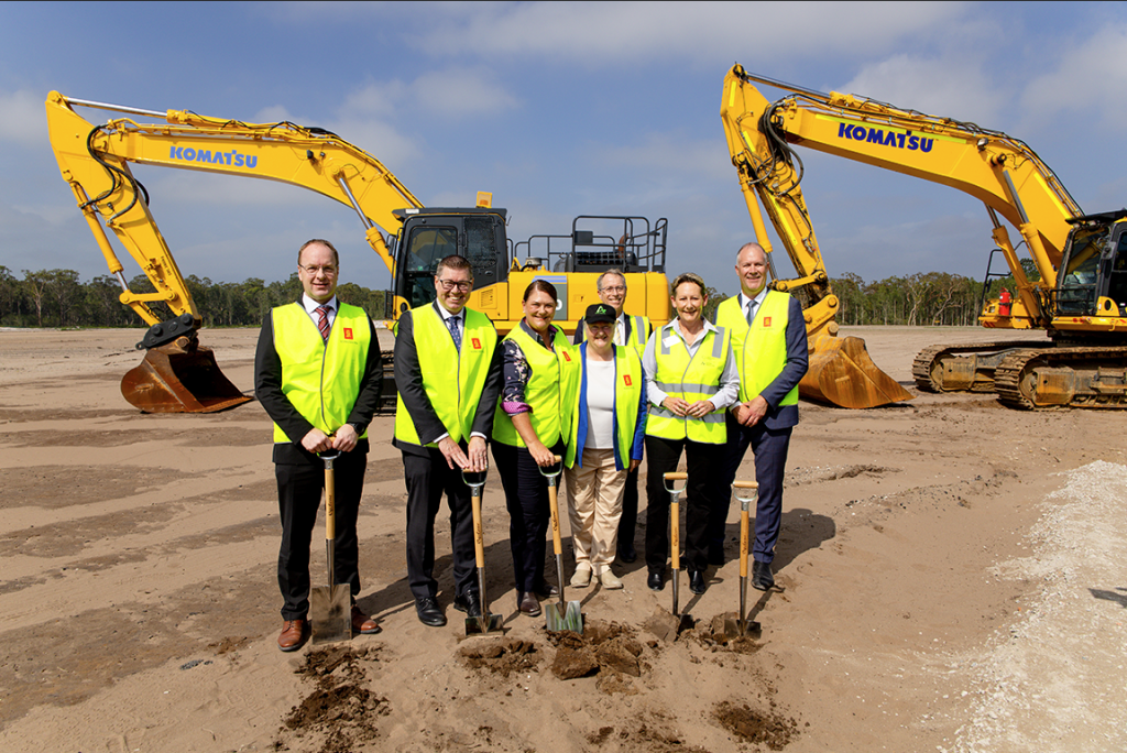 Sod turning for new Kongsberg Defence Australia factory